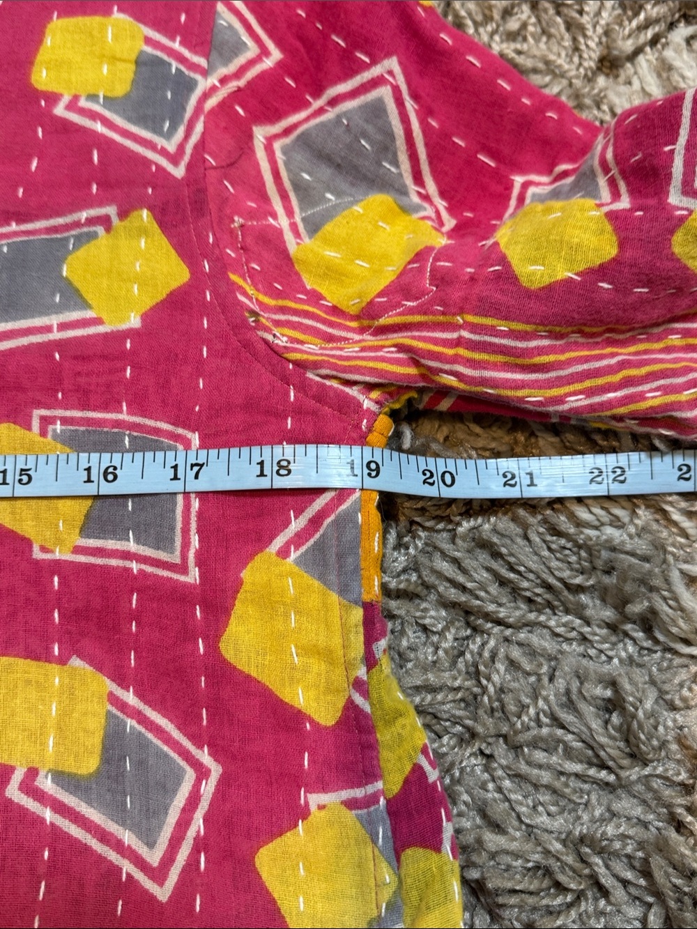 NWOT Boho Kantha Patchwork Jacket size Medium - Picture 10 of 13